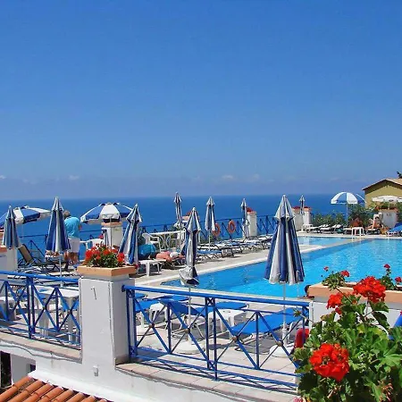 Natalia A With Panoramic Sea Views Of Agios Gordios Bay דירה *