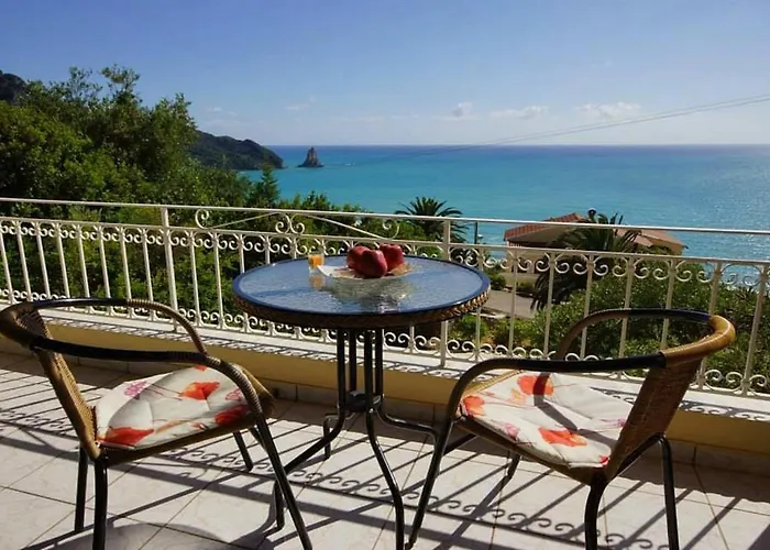 Natalia A With Panoramic Sea Views Of Agios Gordios Bay Apartament *