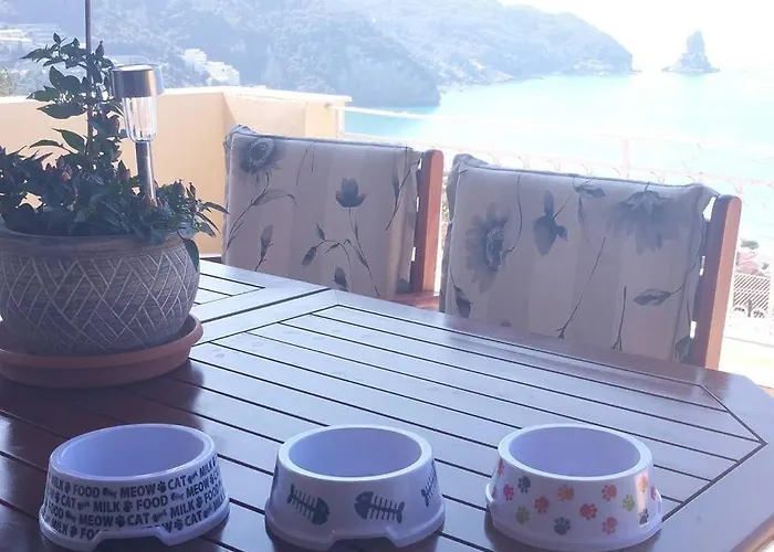 Natalia A With Panoramic Sea Views Of Agios Gordios Bay Apartament *