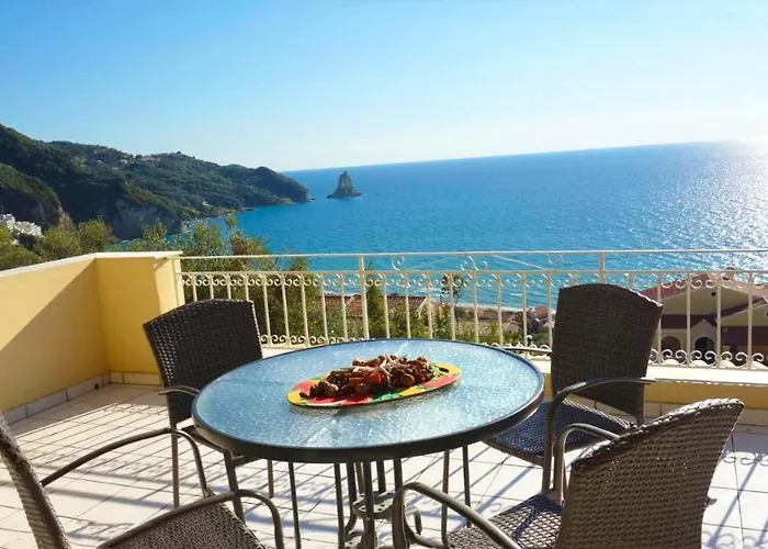 Natalia A With Panoramic Sea Views Of Agios Gordios Bay Apartament *