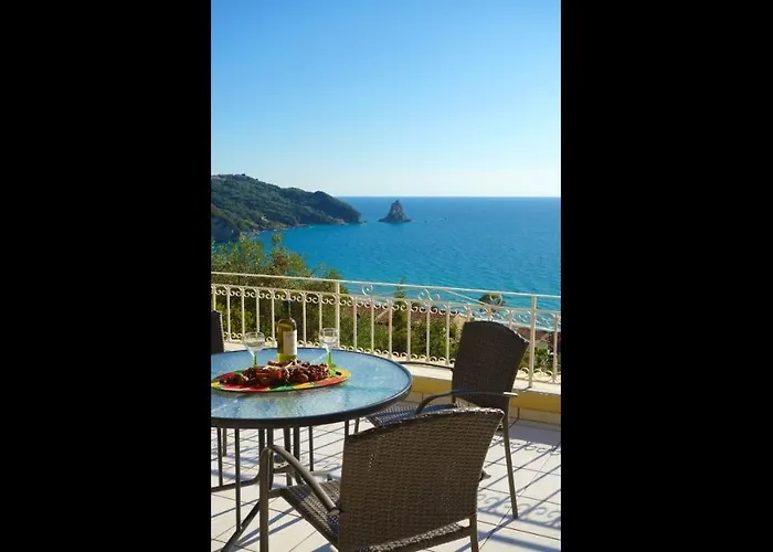 Natalia A With Panoramic Sea Views Of Agios Gordios Bay Apartament Agios Gordios (Corfu)